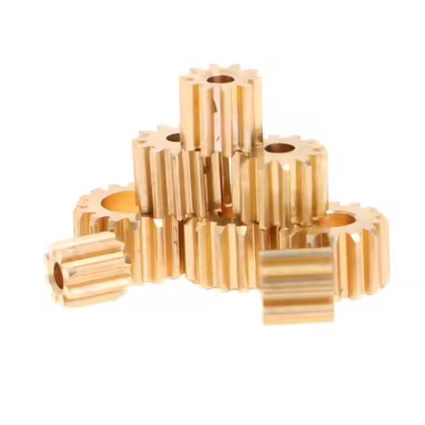 0.5M Modulus 8T 9T 10T 11T 12T 14T 15T 16T Teeth Copper Transmission Gear For Remote Control Aircraf