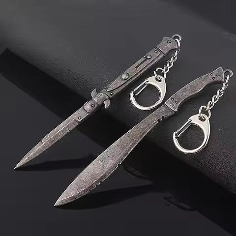 the last of us Keychain Joel Ellie Army Knife Zinc Alloy Pendant Video The Last Of Us For Boyfriend 
