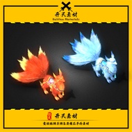 Legendary Monster Material 8 Direction Nine-Tailed Fox Game HD Mount PNG Format 2 Sets