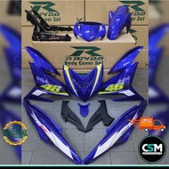 [READY STOCK] Coverset Bodyset Yamaha LC150 VR-46 Y15 Y15ZR V1 V2 BLUE (STICKER TANAM)