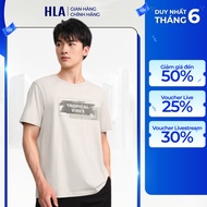HLA men's gray short-sleeved t-shirt - cool feeling technology, breathable and cool HLA T Shirt Lela