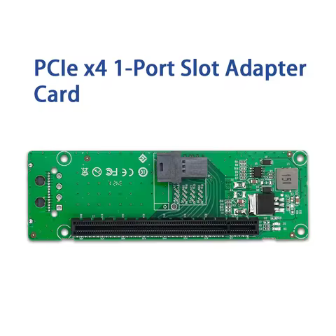 1 Port SFF-8643 to PCIe x16 Slot Adapter