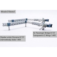 Air Passanger Bridge B 737 Transparent JC Wings 1:400