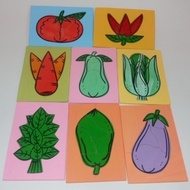 8-pack Small Vegetable Puzzle