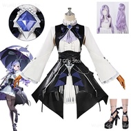 Game Zenless Zone Zero ZZZ Mockingbird Vivian Cosplay Costume Dress Vivian Cosplay Wig Shoes Full Se