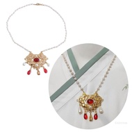 Crazy Graceful Hanfu Accessories Traditional Chinese Necklace with Symbolic Meaning