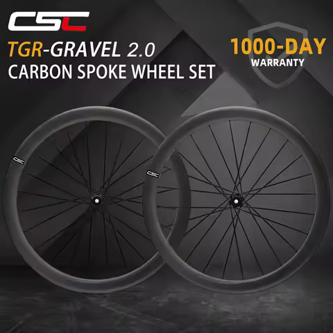 CSC UCI TGR2.0 1235g 700C Disc Brake 40/45/50mm 3.3mm Carbon Spokes Wheels Ultralight Gravel Wheels 