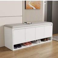 Shoe rack Shoe changing bench  Shoe rack stool shoe cabinet bench integrated shoe rack Kabinet kasut