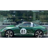 Porsche 911targa Unique Modified Whole Car Sticker 992 718 Body Side Skirt Number 81 Pull Flower Col