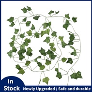 2M 6.6 Feet Artificial Ivy Fake Foliage Leaf Flowers Plants Garland Garden Decoration 2M ( leaf)