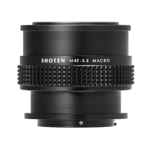 Shoten m42-SE-MACRO Adapter for m42 Mount Lens to Sony E Mount Camera NEX a1 ZV-E10 FX30 A7R2 A7S3 A