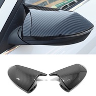 Xuming For Hyundai Elantra 2021 Carbon Fiber Pattern Rearview Mirror Cover Trim Elantra Cn7 Car Side Mirror Decoration