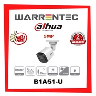 DAHUA 5MP IR HDCVI FIXED-FOCAL BULLET CAMERA - B1A51-U