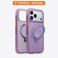 TORRAS Q3Air เคส iPhone พร้อมขาตั้งแม่เหล็ก360 ° | เบาะอากาศป้องกันการตกหล่นกลางแจ้ง | ผิวด้านกันลื่