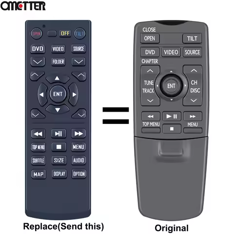 New 86170-50230 Repalce Remote Control For 2007-2011 For LEXUS Rear Seat Entertainment LS460 LS460L 