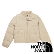 [THE NORTH FACE United States] Women Detachable Sleeve Stand-Up Collar Down Jacket FP600 {Light Gray