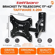 TAFFWARE TV Bracket Telescopic Bracket 17 - 42 Inch 200mm x 200mm Universal TV X-200 / X200