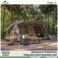 Naturehike Village 13 Automatic Tent Outdoor Family Camping Tent Canopy sunshade Two-Bedroom One-Liv