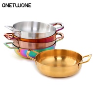 Onetwone stainless steel pot Korean style Instant noodles Pot Gas Induction  Pot Kitchen Cookware Frying Pan soup pot