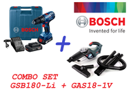 Bosch Cordless Vacuum + Drill 18V