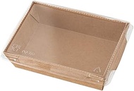 Heads MK-DEB5 Deli Box, 6.7 x 1.8 x 4.5 inches (17 x 4.5 x 11.5 cm), Brown, 50 Pieces, Food Compatib