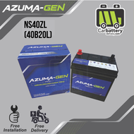 [Installation Provided] AZUMA-GEN NS40ZL 40B20L Car Battery Bateri Kereta Perodua Myvi Bezza