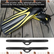 BEBETTERM Flippers Fin Strap, Durable Adjustable Swimming Fin Strap, Universal Elastic Rubber Fin Fl