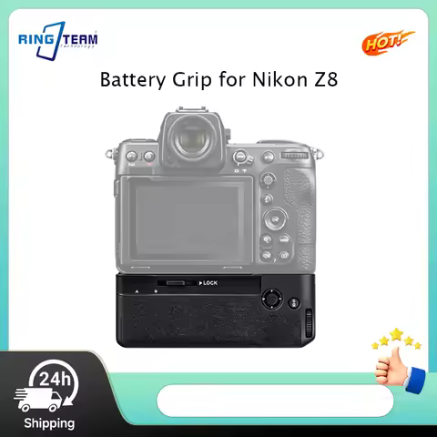 MB-N12 Vertical Battery Grip for Nikon Z8 Works with EN-EL15C EN-EL15B EN-EL15A High-Speed Shooting 