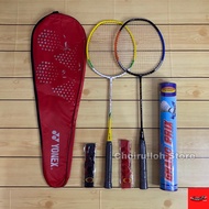 (24-25 LBS) COMPLETE BADMINTON RACKET PACKAGE