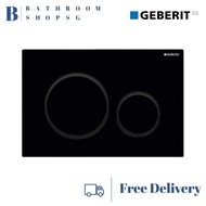 Geberit Sigma20 Actuator Plate 115.882.DW.1 | Matt Black Toilet flush plate