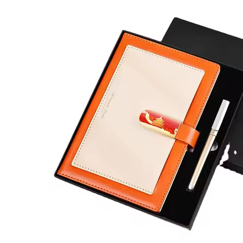 2025customized.Style Notebook Colorful PU Leather Business Meeting Record Exhibitions Souvenir Class