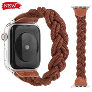 Braided Strap Band Elastic Solo Loop Woven Bracelet compatible For Apple Watch 40/41mm 44/45/49mm iW