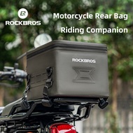 ROCKBROS Motorcycle Rear Seat Bag Waterproof Motorcycle Saddle Bag Trunk Travel Luggage Bag Large Capacity Reflective Motorcycle Belt Tail Bag 13L