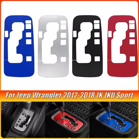 For Jeep Wrangler 2012-2018 JK JKU Sport Gear Frame Trim Cover Gear Shift Box Cover Gear Shift Panel
