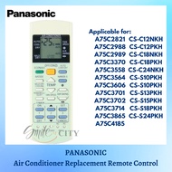PANASONIC AIR CONDITIONING REMOTE CONTROL A75C3702 A75C3714 A75C3865 A75C4185 CS-C12NKH CS-C12PKH CS