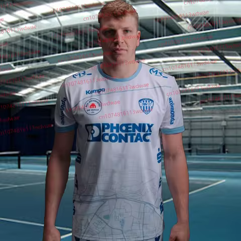 T-shirt For Men Germany TBV Lemgo Lippe Handball Shirt Youth Kid Sportwear Training Handball Uniform