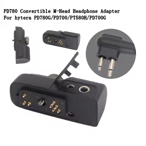 Audio Adapter Connector For Hytera PD700 PD780G PT580H PD705 PD785 PD782 PD702 PD706 PD786 PD790 Wal