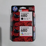 Tinta hp catridge 680 black + 680 color ORIGINAL for printer11151118213521382675267626772678