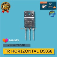 TRANSISTOR HZ D5038 NPN D 5038 ORIGINAL BODY BESAR TR HORIZONTAL