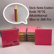 Sticknote / kertas tempel / sticknote 5warna 76x76 / sticky notes / eselon / stick note