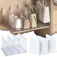 Transparent Closet Shelf Divider Shelf Book Handbag Organize Divider Rack Clear Acrylic Divider Ward