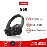 Lenovo Erazer G50 Wireless Headphone Bluetooth Foldable Headset with Built-in Microphone Earphone