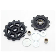 Shimano TOURNEY RD-A070 7速 後變速器導輪組，自行車變速器零件，提升騎行體驗 黑色 1個