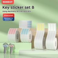 NIIMBOT B21/B1/B3S Key classification label sticker waterproof marker dedicated to name tags