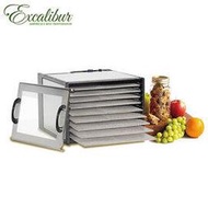 《Excalibur》美國伊卡莉柏全營養低溫烘焙機-九層不鏽鋼+透明門款(D900SHDplus)