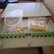 OTB 12 core, SC/APC Full Acc (lengkap) Brand Fiber Tekno
