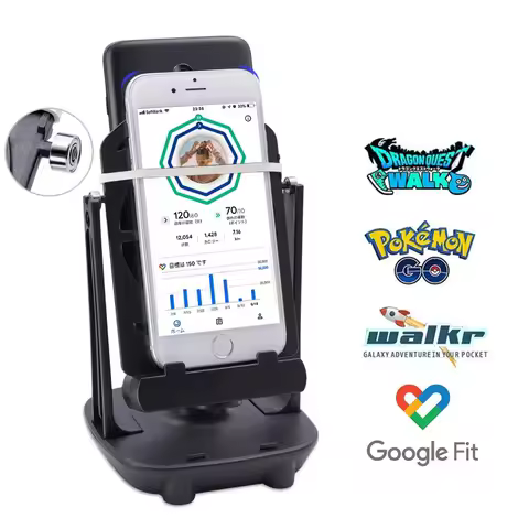 Phone Walk Swing Shaker Mobile Stand Holder Pedometer For Pokemon Go Wiggler Smartphone Step Counter