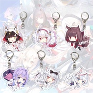 Azur Lane Chibi keychain USS Enterprise Laffey HMS Belfast Prinz Eugen mica Acrylic anime accessorie