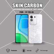 VIVO Y29 4G SKIN CARBON TRANSPARENT ANTI-SCRATCH BACK VIVO Y29 4G SCB1