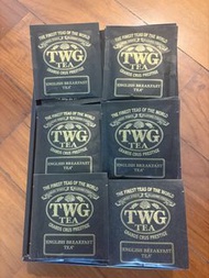 全新TWG English breakfast Tea60包，平均 $2.16/包 特威茶 英式茶包Tea bag